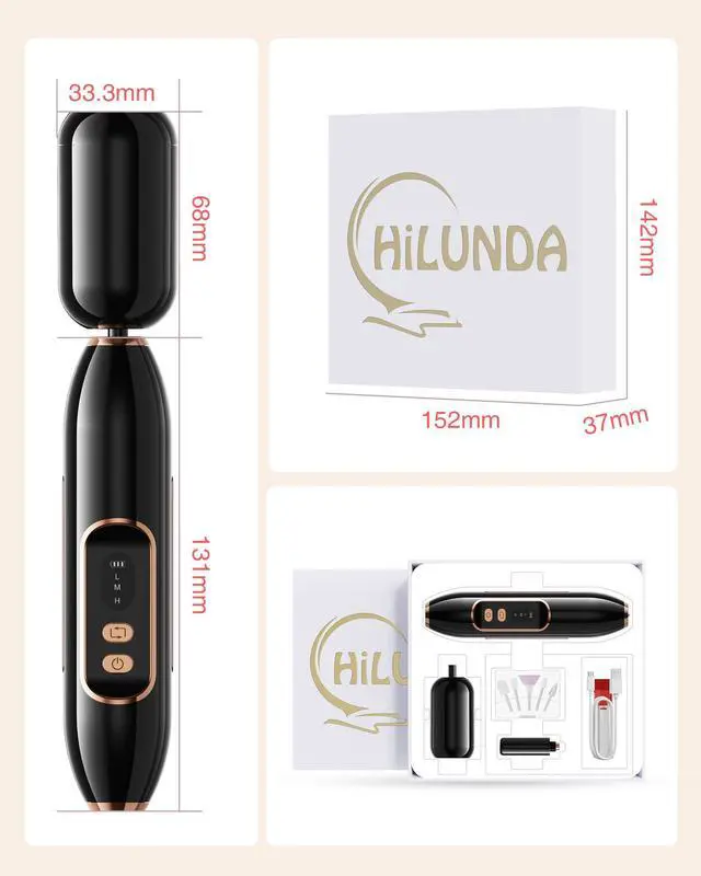 Alt view image 7 of 7 - 2-in-1 Nail Drill Electric Nail File with Makeup Brush Cleaner Machine (No Bowl), 1500 mAh Battery, Ultra Low Noise, Portable and Rechargeable for Travel & Home