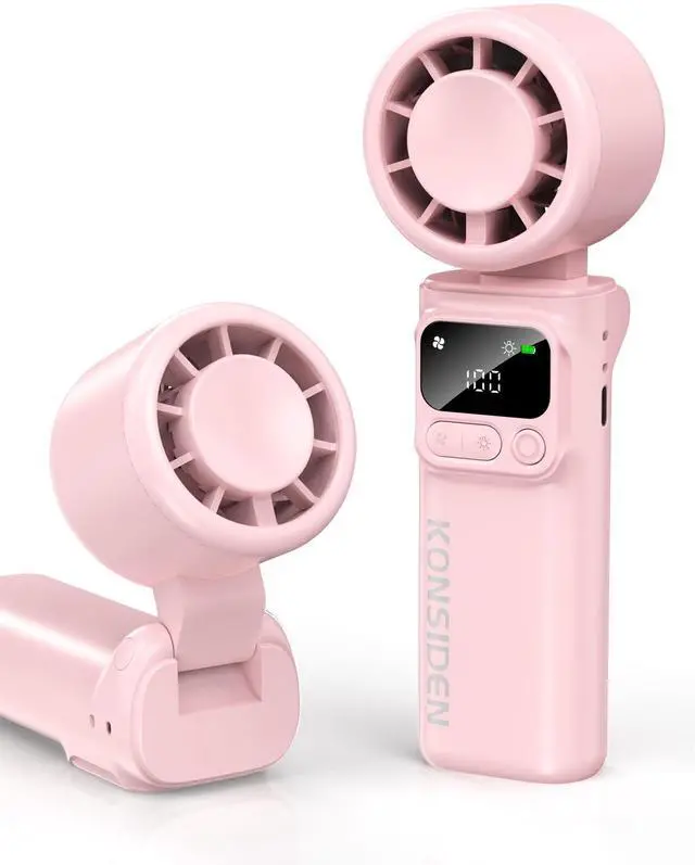 Main image of Portable Handheld Turbo Fan, 199 Stepless Speeds, 4000mAh USB Rechargeable