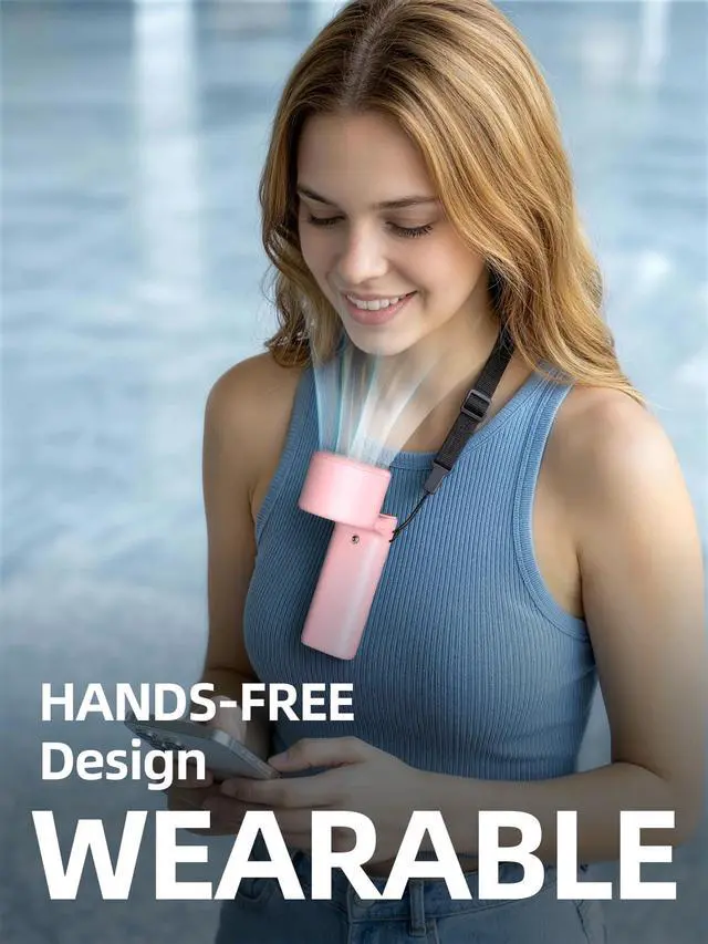 Alt view image 7 of 7 - Portable Handheld Turbo Fan, 199 Stepless Speeds, 4000mAh USB Rechargeable
