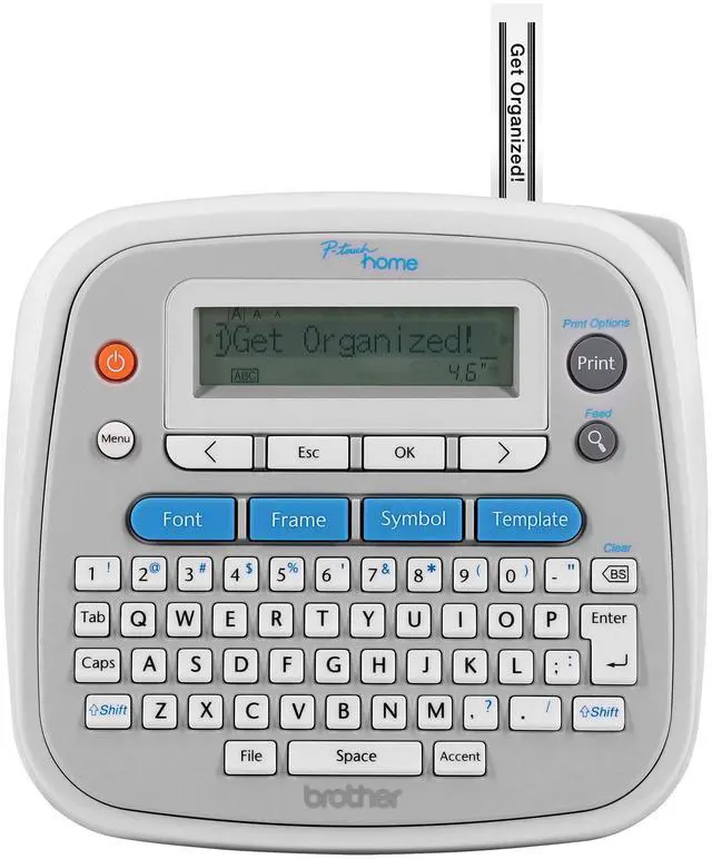 Main image of P-Touch Home Personal Label Maker - PT-D202,Grey
