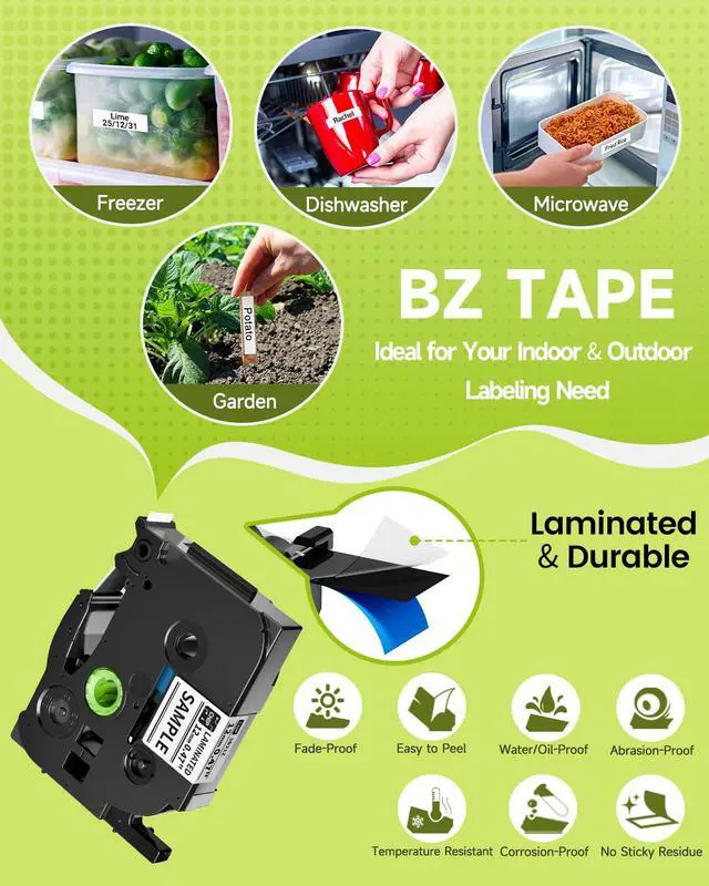 Alt view image 4 of 7 - Label Maker Machine with-Tape, H1100 Label Maker Waterproof-Labels