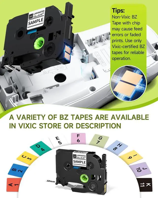 Alt view image 7 of 7 - Label Maker Machine with-Tape, H1100 Label Maker Waterproof-Labels