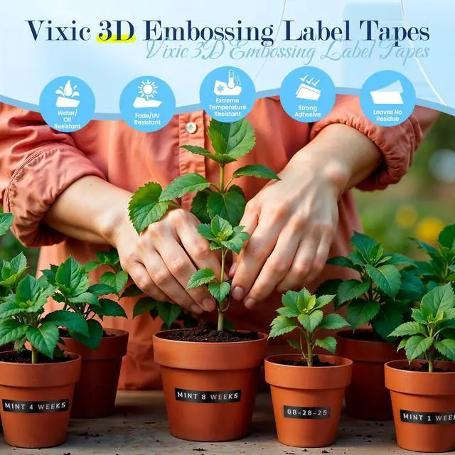 Alt view image 6 of 7 - Embossing Label Maker, Embossed Retro Embosser, Emboss Label Makers
