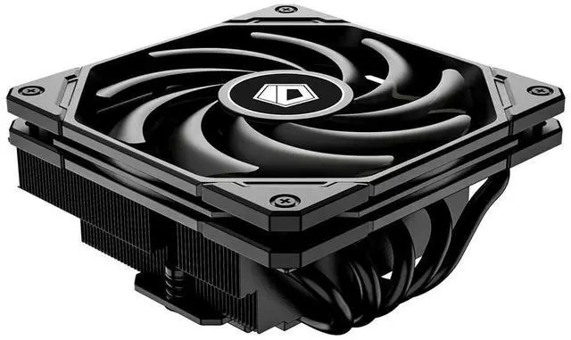 Alt view image 4 of 7 - IS-55 Black 57mm Low Profile CPU Cooler, 5 Heatpipes