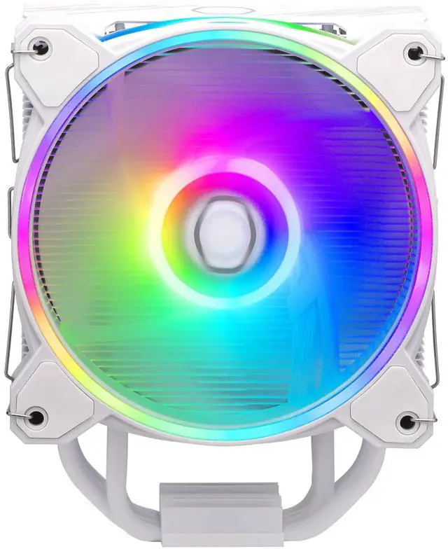Main image of Hyper 212 Halo CPU Air Cooler - Pure White Aluminium Finish, 4 Continuous Direct Contact Heat Pipes with Fins, MF120 Halo2 ARGB Fan, ARGB Auto Detect, LGA1700 & AM5 Brackets - White