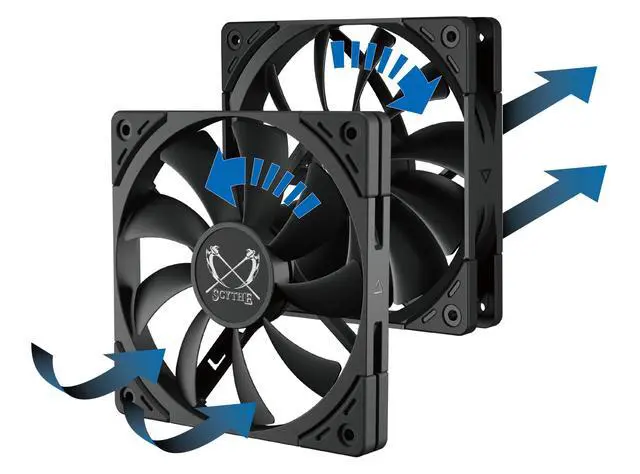 Alt view image 6 of 7 - Fuma 3 CPU Air Cooler, Intel LGA1700, LGA1151, AMD AM5/Ryzen 120mm, Dual Tower, Black Top Cover