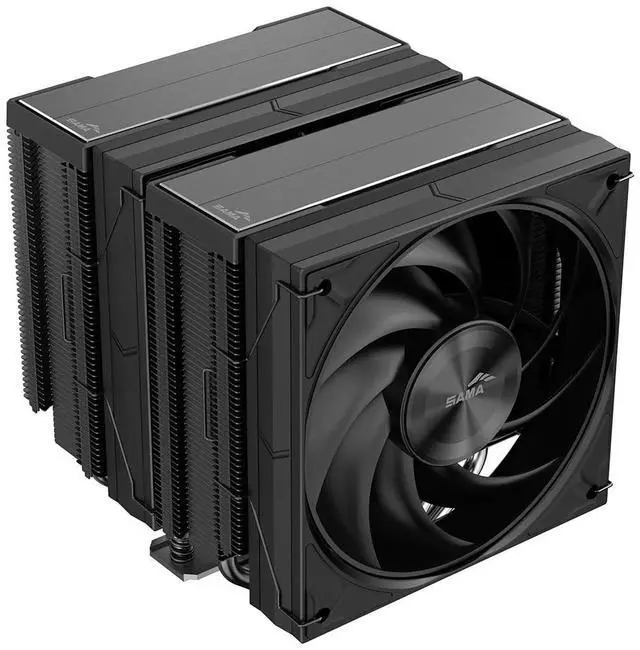 Main image of A60B Dual Tower CPU Air Cooler, 265W TDP, 6 Heat Pipes PC Cooler Black