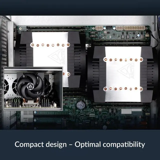Alt view image 3 of 7 - Freezer 4U-M (Rev. 2) for AMD and Intel, 4U & UP, Server CPU Cooler