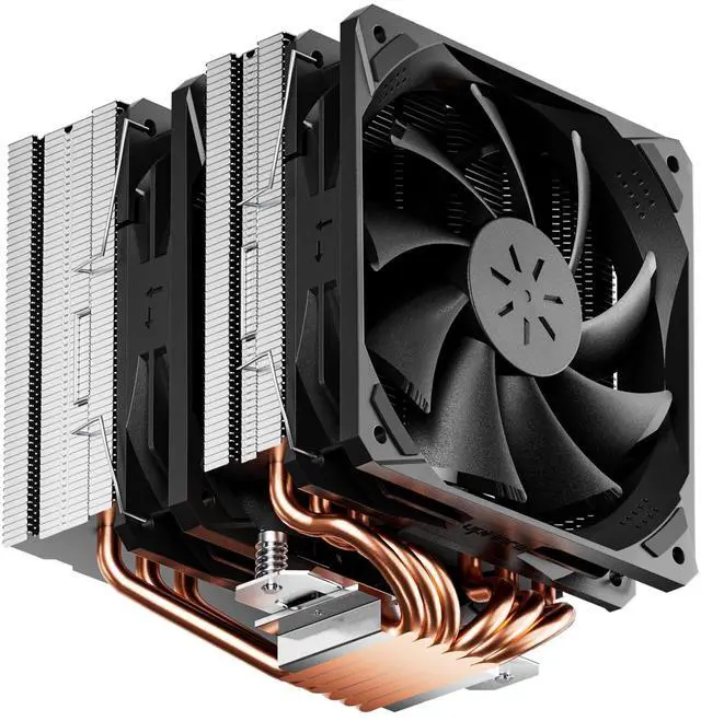 Main image of CPU Air Cooler with 6 Heat Pipes,Dual 120mm Fan CPU Cooler 1600rmp,CPU Cooler AMD AM5/AM4/AM3 Series,CPU Air Cooler Compatible with Intel LGA 1851/1700/1150/1155/1156/2011/2066(X79/X99)