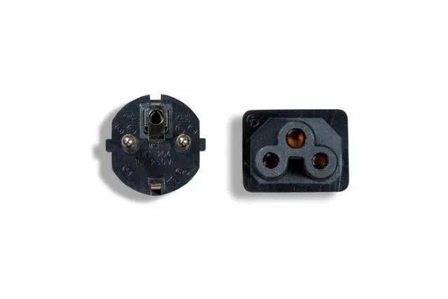 Alt view image 2 of 4 - ZADA41SA-06 European Notebook Cord Plug to IEC320 C5 6' 18 AWG 250V Power Cable