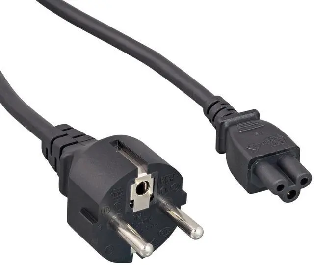 Main image of ZADA41SA-06 European Notebook Cord Plug to IEC320 C5 6' 18 AWG 250V Power Cable