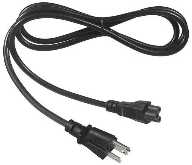 Main image of US Standard Laptop Power Cord - 2 FT/ 24 inch 18AWG NEMA 5-15P to Iec 60320 C5 Universal 3 Prong AC Power Cable Replacement Desktop Charger 3 Pin 10A 125V Wire for Notebook Computer Adapter TV Printer