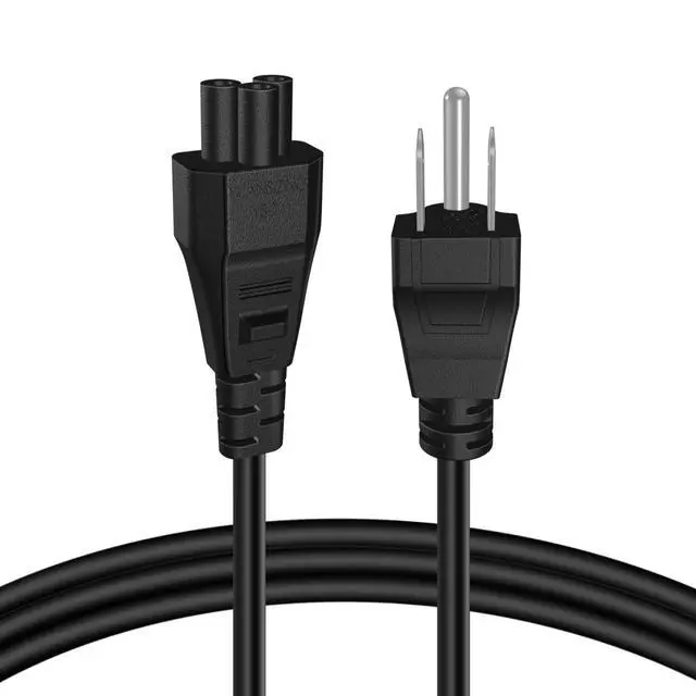 Alt view image 5 of 6 - 3 Prong AC Laptop Power Cord, IEC C5 to NEMA 5-15P, 6FT Cable