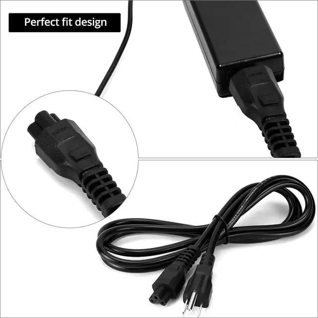 Alt view image 5 of 7 - 3 Prong AC Laptop Power Cord- 6FT, 125V,18AWG NEMA 5-15P to IEC 60320 C5 for Laptops, TVs, Printers, 2 Pack