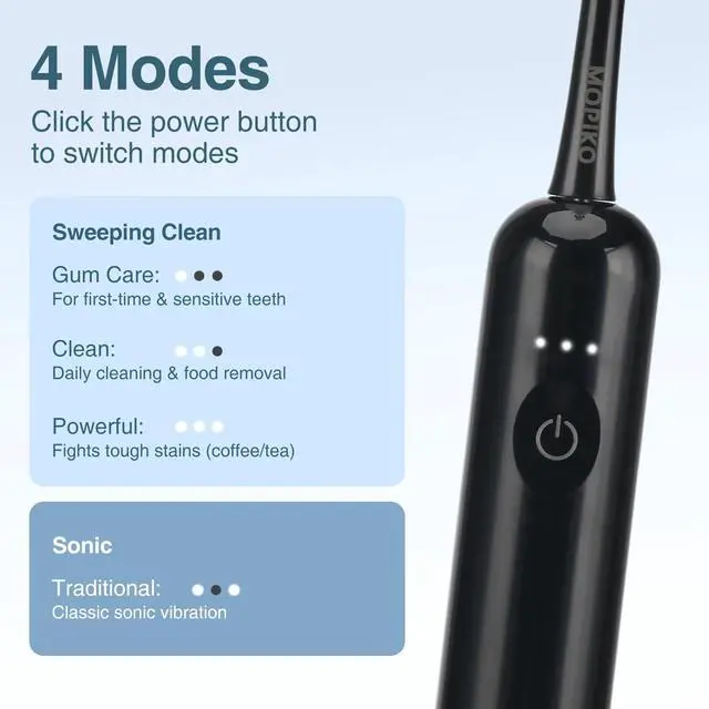 Alt view image 2 of 7 - Oscillating Electric Toothbrush for Adults