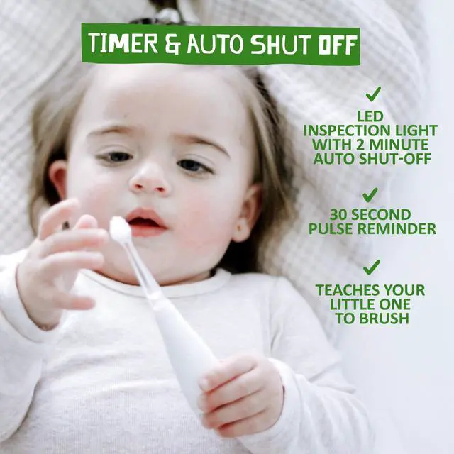 Alt view image 4 of 6 - Tickle Tooth Sonic Toothbrush, 1 Pack + Replacement Heads