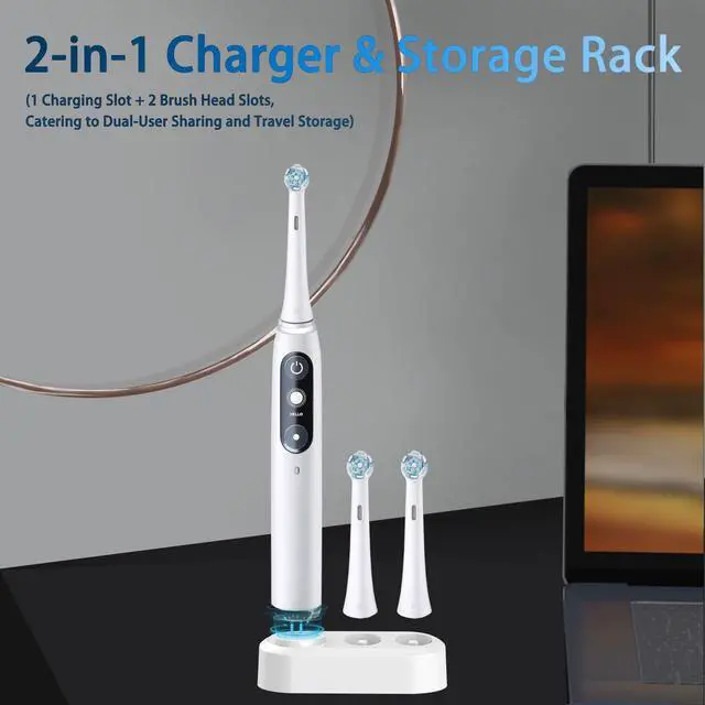 Alt view image 3 of 7 - Magnetic Charger for Oral-B iO Series 7/8/9/10 Electric Toothbrush
