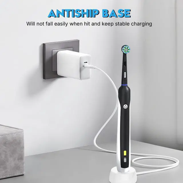 Alt view image 6 of 7 - USB C Charger for Oral B Electric Toothbrush iO Series iO2 iO3 iO4 iO5 iO6