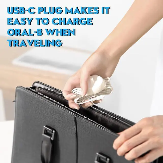 Alt view image 7 of 7 - USB C Charger for Oral B Electric Toothbrush iO Series iO2 iO3 iO4 iO5 iO6