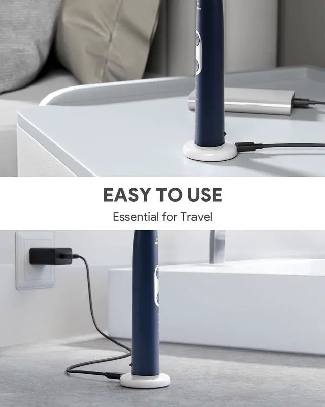 Alt view image 7 of 7 - Mini Travel Electric Toothbrush Charger for Philips Sonicare HX Series