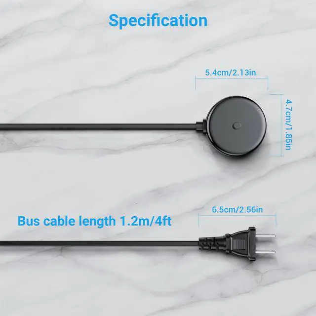 Alt view image 6 of 7 - Charger Base Compatible with Philips Sonicare Electric Toothbrush HX6100
