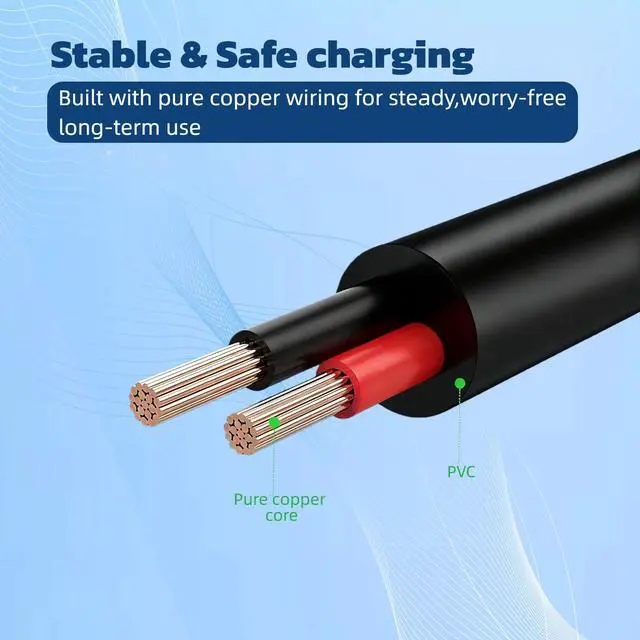 Alt view image 2 of 7 - Charger Cord Replacement for Bitvae D2/R1/R2/S2 Electric Toothbrush, Compatible with Fairywill, Vekkia, Mornwell & More, Black