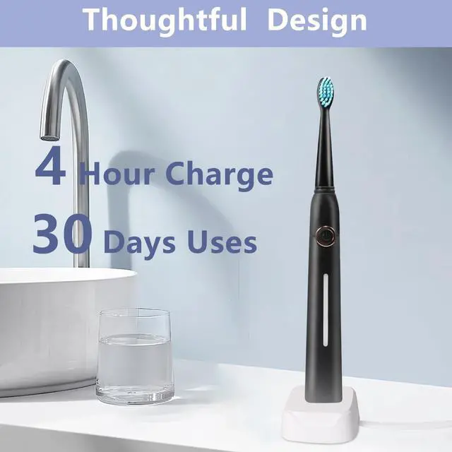 Alt view image 4 of 6 - Charger Base for Bitvae/Fairywill / 7AM2M AM105/AM110 Electric Toothbrush (Not for 7AM2M AM100 AM101 AM103), Replacement Charger for Electric Toothbrushes Charged with USB Data Cables(White)