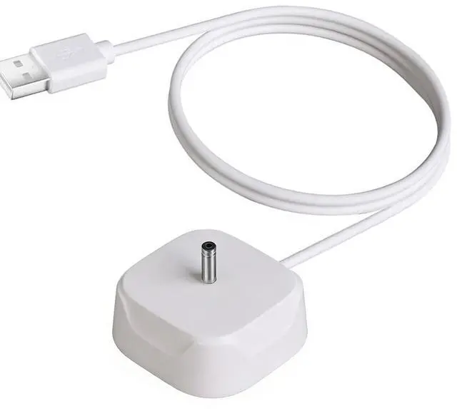 Main image of Charger Base for Bitvae/Fairywill / 7AM2M AM105/AM110 Electric Toothbrush (Not for 7AM2M AM100 AM101 AM103), Replacement Charger for Electric Toothbrushes Charged with USB Data Cables(White)
