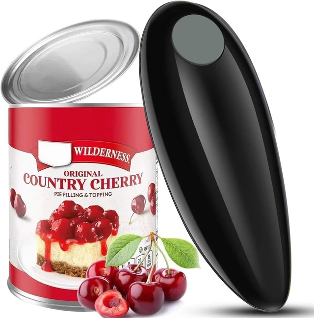 Main image of Electric Can Opener, Handheld One-touch Automatic Can opener, Smooth Edge Kitchen Gadget Can Openers Electric for Seniors with Arthritis