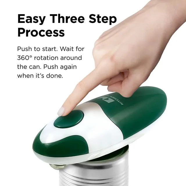 Alt view image 3 of 7 - Auto 2.0 Electric Can Opener, Alpine Green | Refined Blade, Automatic Hands Free, Smooth Edge, Food-Safe, Battery Operated