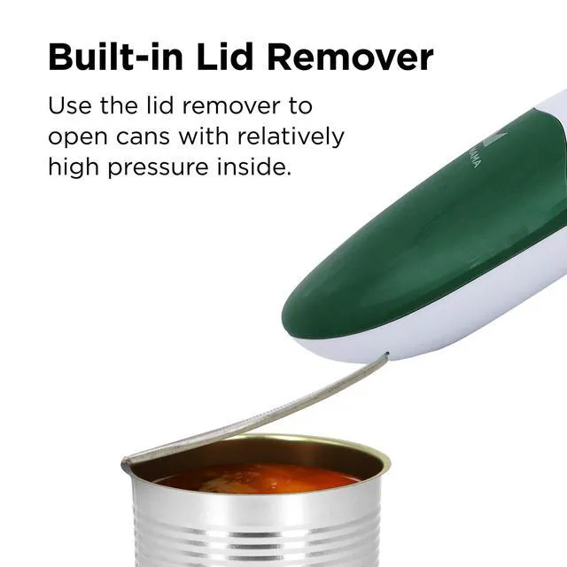 Alt view image 4 of 7 - Auto 2.0 Electric Can Opener, Alpine Green | Refined Blade, Automatic Hands Free, Smooth Edge, Food-Safe, Battery Operated