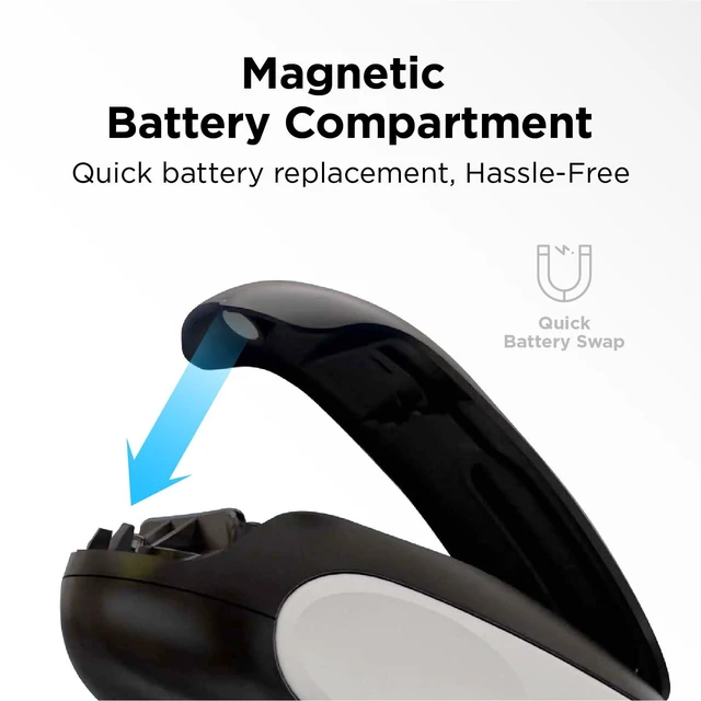 Alt view image 5 of 6 - One-To-Go Electric Can Opener, White | One Touch, Auto Stop, Smooth Edge, Cordless Battery Operated, For Seniors with Arthritis