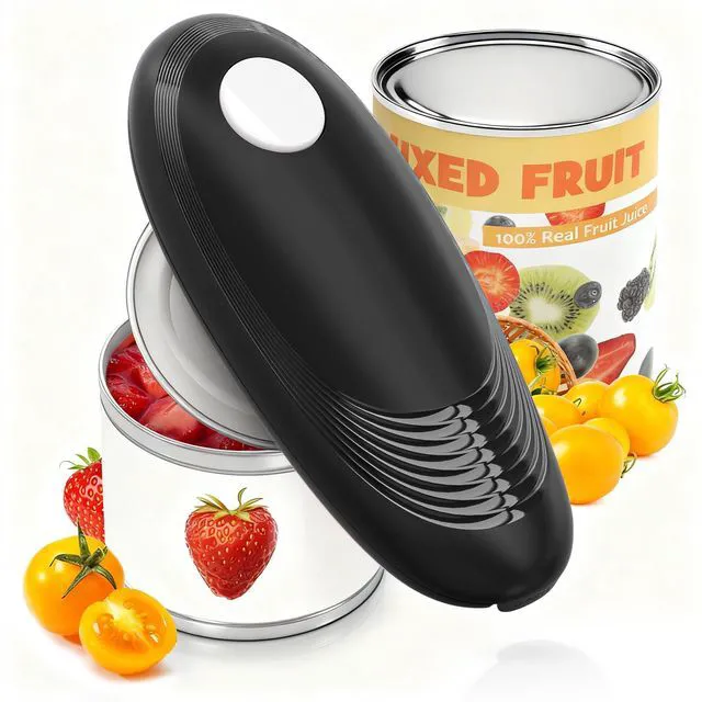 Main image of Electric Can Opener, Food Safe Automatic Can Opener with Smooth Edge, Open Your Cans with A Simple Press of Button, Can Opener Electric Kitchen Gifts for Seniors and Arthritis
