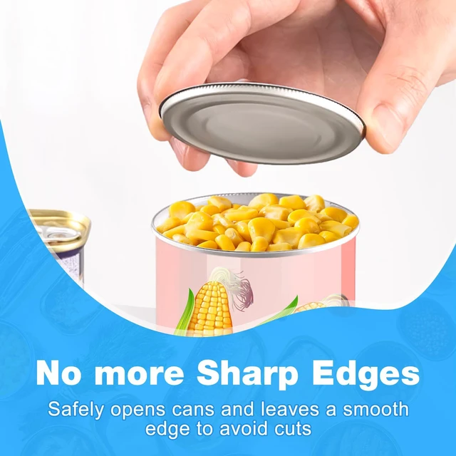 Alt view image 2 of 6 - Electric Can Opener, Food Safe Automatic Can Opener with Smooth Edge, Open Your Cans with A Simple Press of Button, Can Opener Electric Kitchen Gifts for Seniors and Arthritis