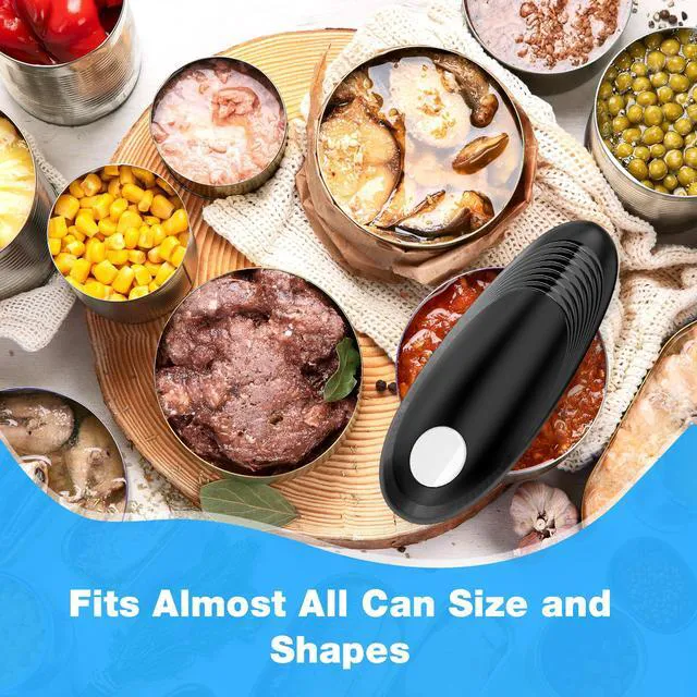 Alt view image 5 of 6 - Electric Can Opener, Food Safe Automatic Can Opener with Smooth Edge, Open Your Cans with A Simple Press of Button, Can Opener Electric Kitchen Gifts for Seniors and Arthritis