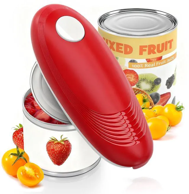 Main image of Electric Can Opener, Food Safe Automatic Can Opener with Smooth Edge, Open Your Cans with A Simple Press of Button, Can Opener Electric Kitchen Gifts for Seniors and Arthritis