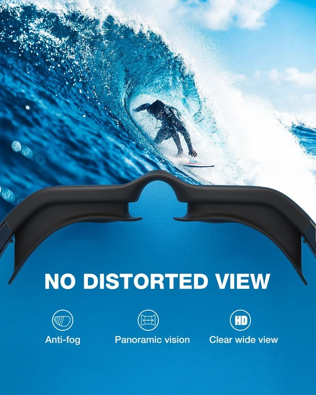 Alt view image 5 of 7 - Swim Goggles, Upgraded G1 Polarized Swimming Goggles Anti-Fog for Adult Men Women A5 (Polarized + Smoke)