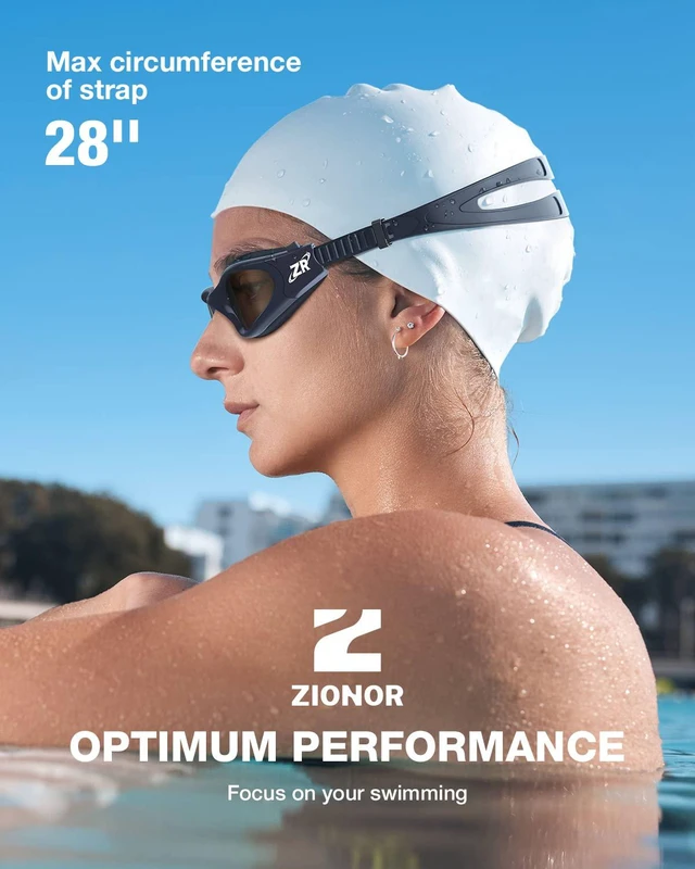 Alt view image 7 of 7 - Swim Goggles, Upgraded G1 Polarized Swimming Goggles Anti-Fog for Adult Men Women A5 (Polarized + Smoke)
