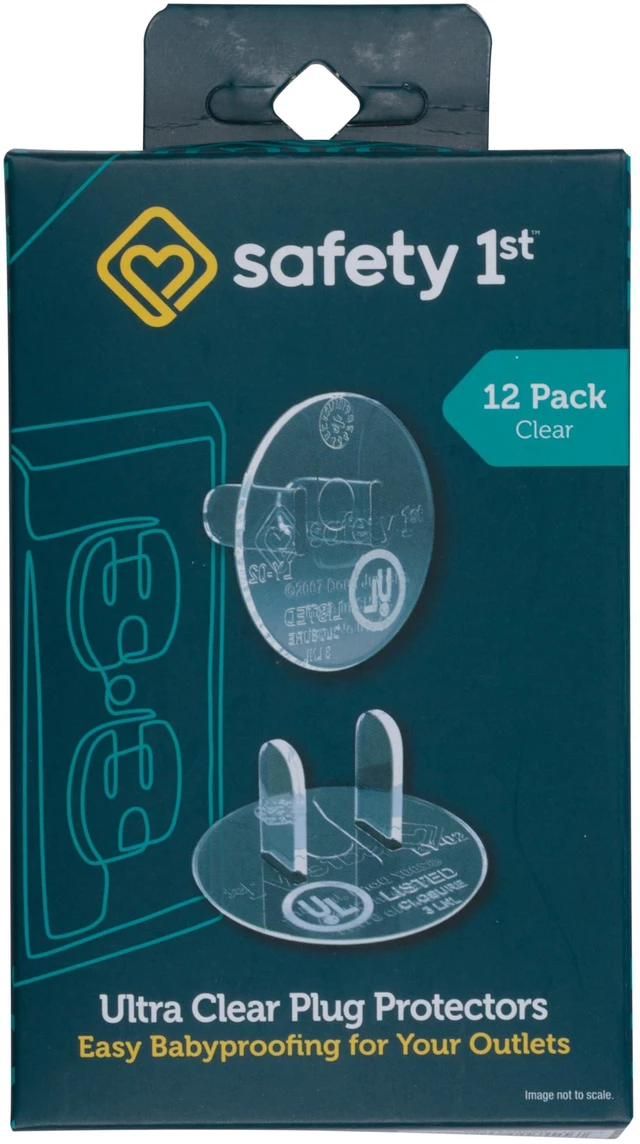 Main image of 12 Pack Ultra Clear Outlet Plugs