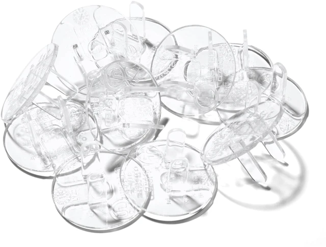 Alt view image 2 of 3 - 12 Pack Ultra Clear Outlet Plugs