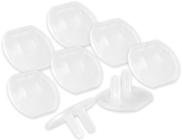 Main image of Power Gear Electrical Outlet Baby Proof Covers, 8 Pack, Clear | Secure Outlet Plugs for Baby Proofing & Child Proofing, Reusable, Durable Plastic, Tamper Resistant