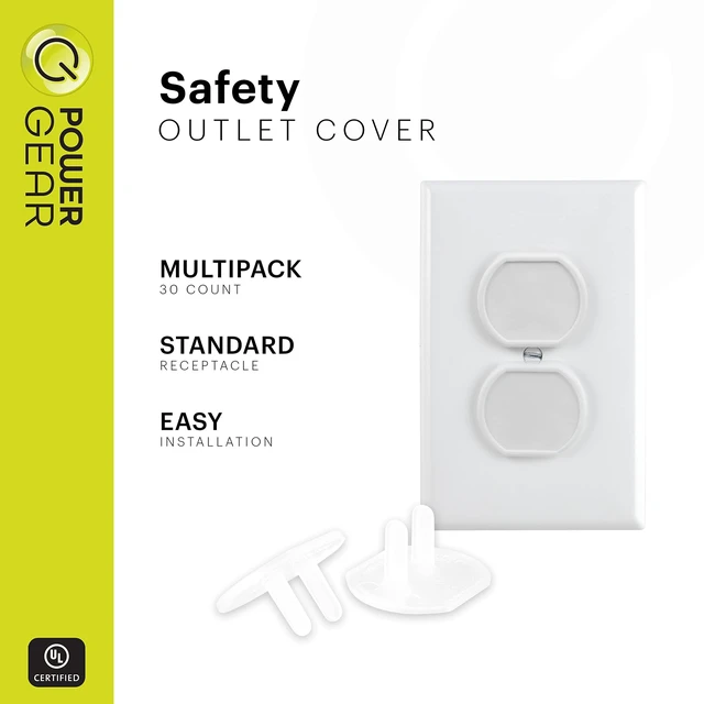 Alt view image 2 of 6 - Electrical Outlet Baby Proof Covers, 60 Pack, White | Secure Outlet Plugs for Baby Proofing & Child Proofing, Reusable, Durable Plastic, Tamper Resistant