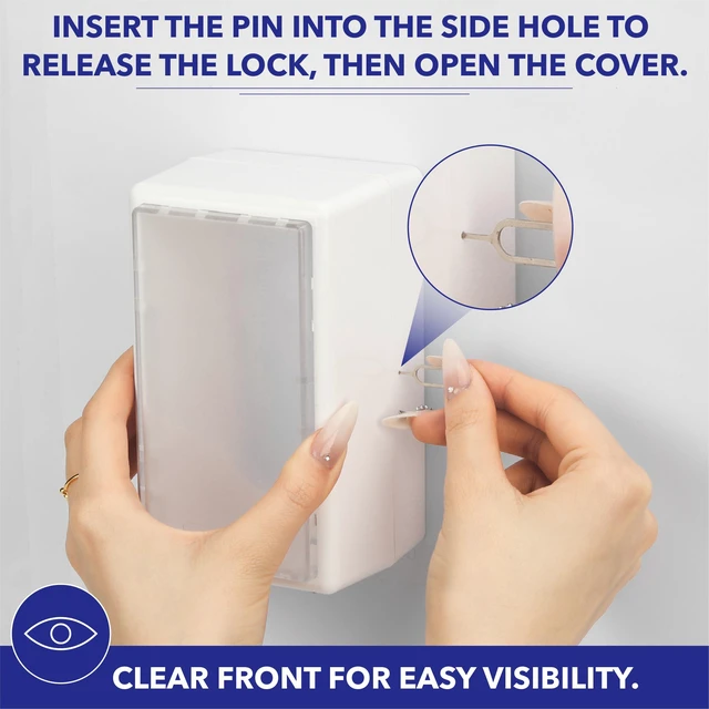 Alt view image 6 of 7 - Baby Safety Outlet Cover Box, Locking Baby Proof Outlet Covers | Locking Plug Covers for Electrical Outlets