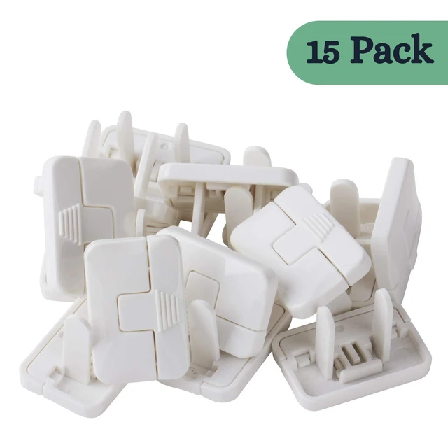 Alt view image 2 of 7 - Outlet Covers Baby Proofing - 15 Pack, 2 Prongs, Child Proof Plug Covers for Childproofing