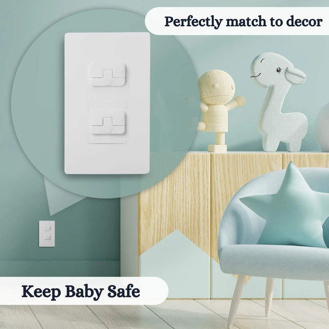 Alt view image 5 of 7 - Outlet Covers Baby Proofing - 15 Pack, 2 Prongs, Child Proof Plug Covers for Childproofing