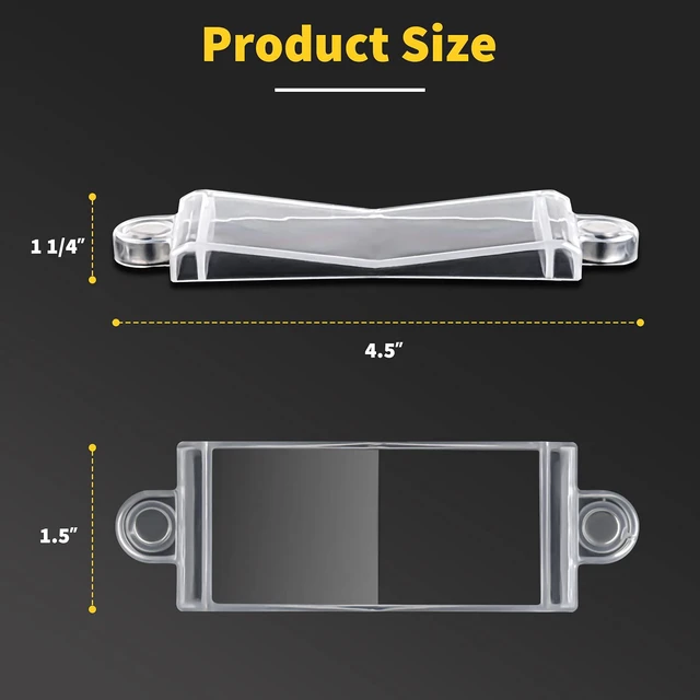 Alt view image 6 of 7 - Light Switch Guard Cover Light Switch Outlet Covers for Flat Modern Wall Switches-Child Safety Protection(Clear,1 Piece)