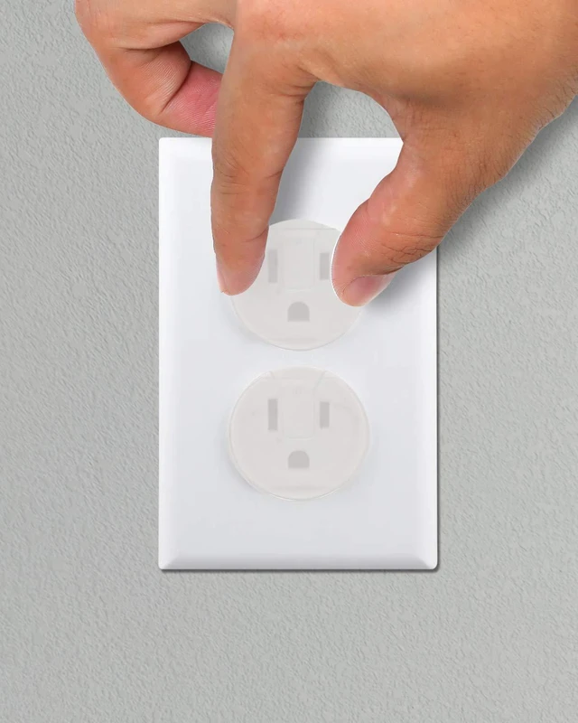 Alt view image 3 of 6 - 38 Pieces Clear Outlet Covers Baby Proofing Plug Protector | Electrical Safety ChildProof Plug Protector