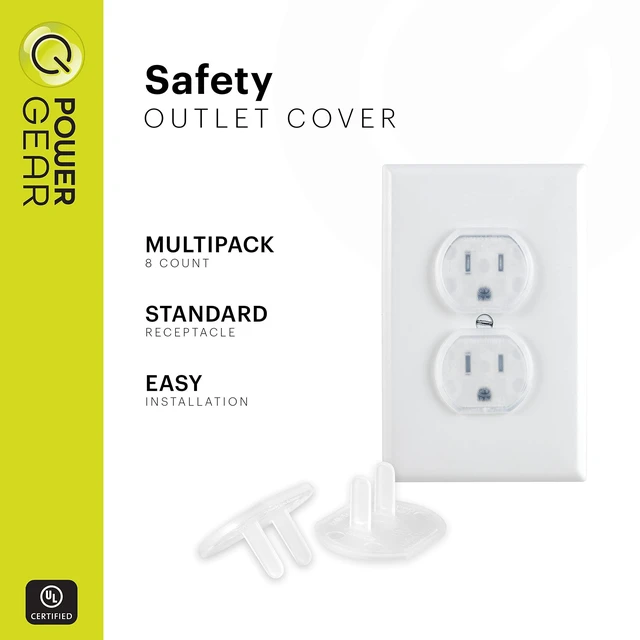 Alt view image 2 of 6 - Electrical Outlet Baby Proof Covers, 60 Pack, Clear | Secure Outlet Plugs for Baby Proofing & Child Proofing, Reusable, Durable Plastic, Tamper Resistant