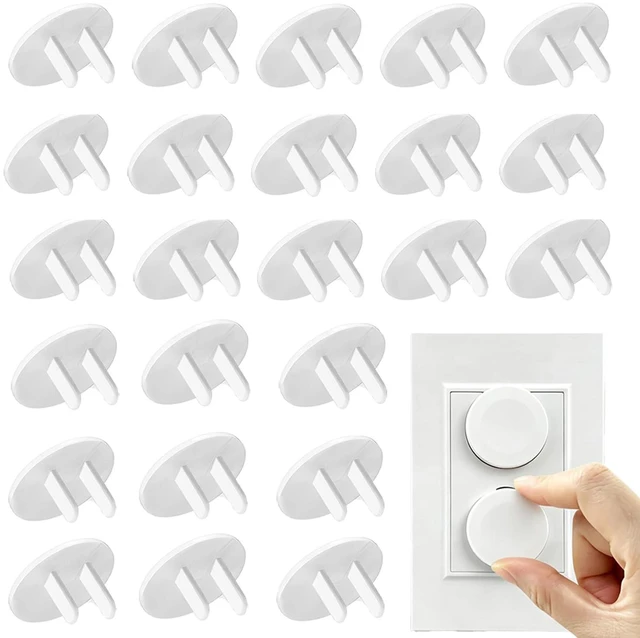 Main image of 24 Pack Outlet Covers Baby Proofing, Baby Proof Outlet Covers, Plug Covers Baby Proofing, Childproof Electrical Socket Plug Protectors, Durable Socket Safety Guards for Home Hotel Travel