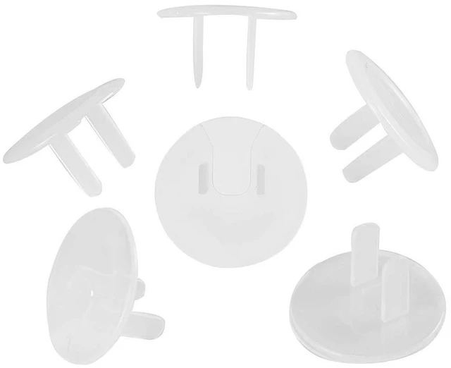 Main image of 30 Pieces Outlet Plug Covers Clear Child Proof Electrical Protector Safety Caps
